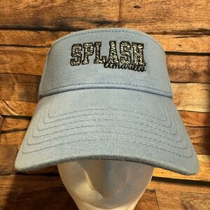 Splash Amarillo Visor Cap Adjustable Strapback Hat Water Park Golf Tennis Otto